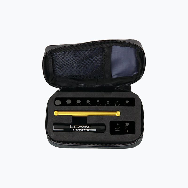 Ключ за велосипед Lezyne T-Drive в черно и златно 1-MT-TDR-V104T12
