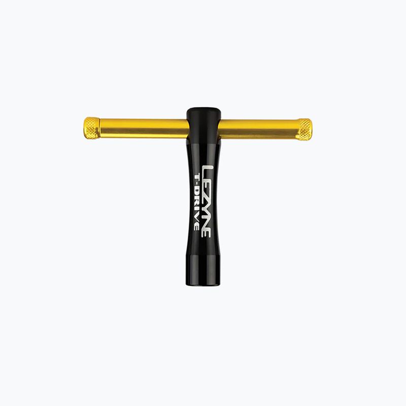 Ключ за велосипед Lezyne T-Drive в черно и златно 1-MT-TDR-V104T12 2