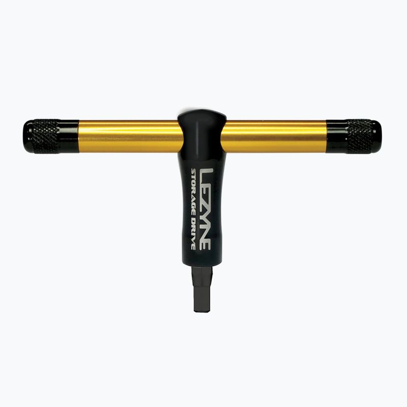 Ключ за велосипед Lezyne Storage Drive black/gold 2