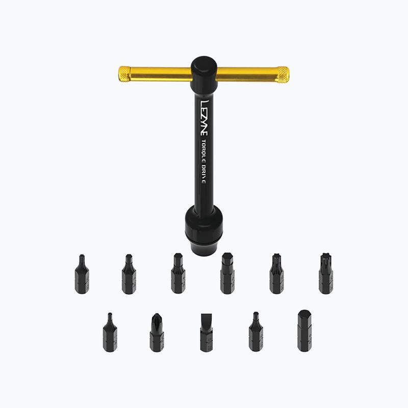Динамометричен ключ Lezyne Torque Drive в черно и златно 1-MT-TTDR-V104T12 3