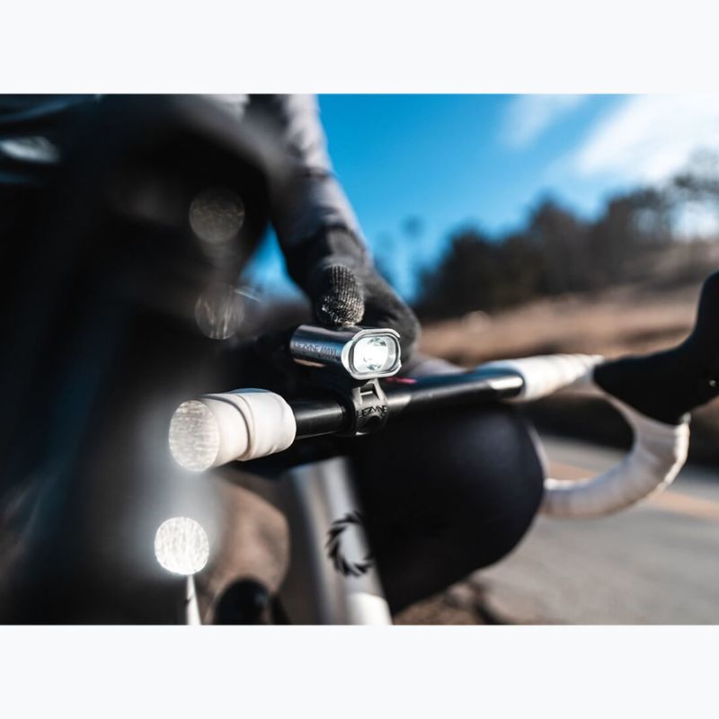 Преден фар за велосипед Lezyne Mini Drive 400XL Front gloss silver 3