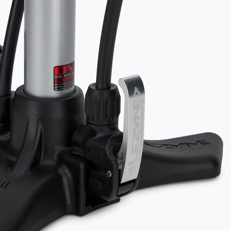 Велосипедна помпа Lezyne Macro Floor DV Dual Valve Head 220psi silver 4