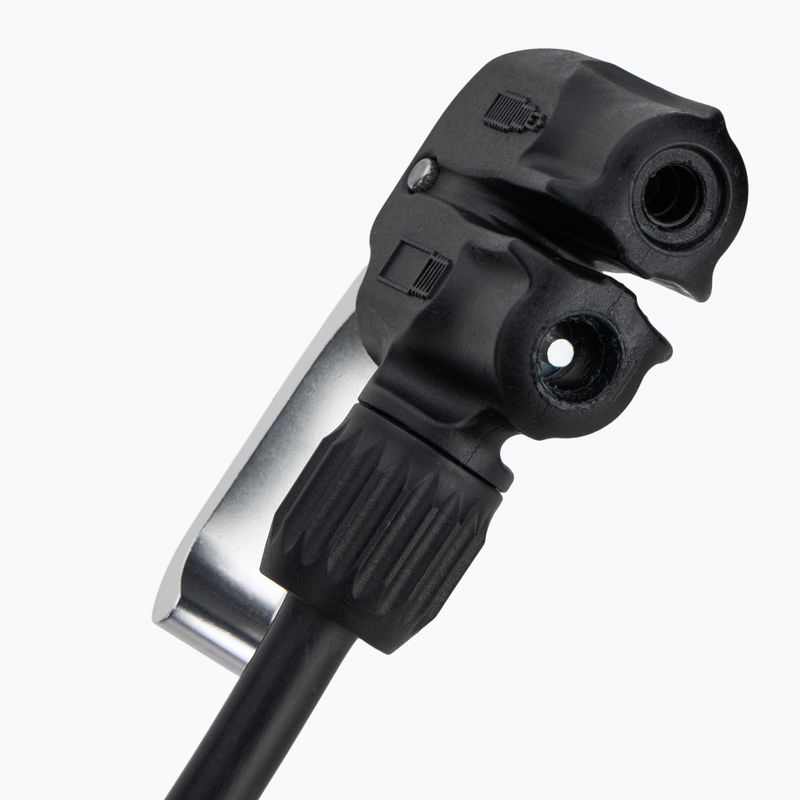 Велосипедна помпа Lezyne Macro Floor DV Dual Valve Head 220psi silver 5