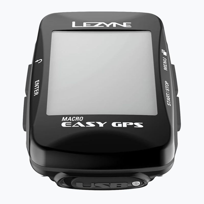 Километраж/велокомпютър за велосипед Lezyne Macro Easy GPS black 3