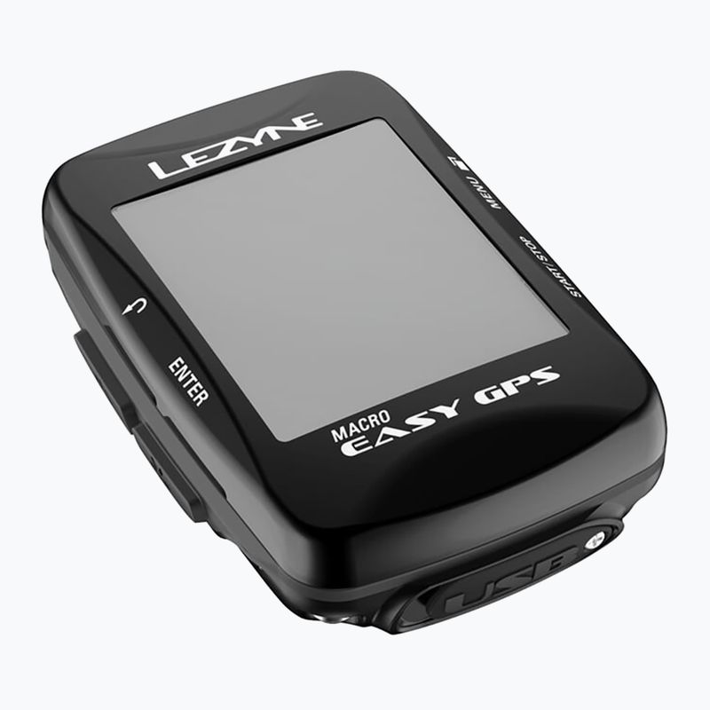 Километраж/велокомпютър за велосипед Lezyne Macro Easy GPS black 4