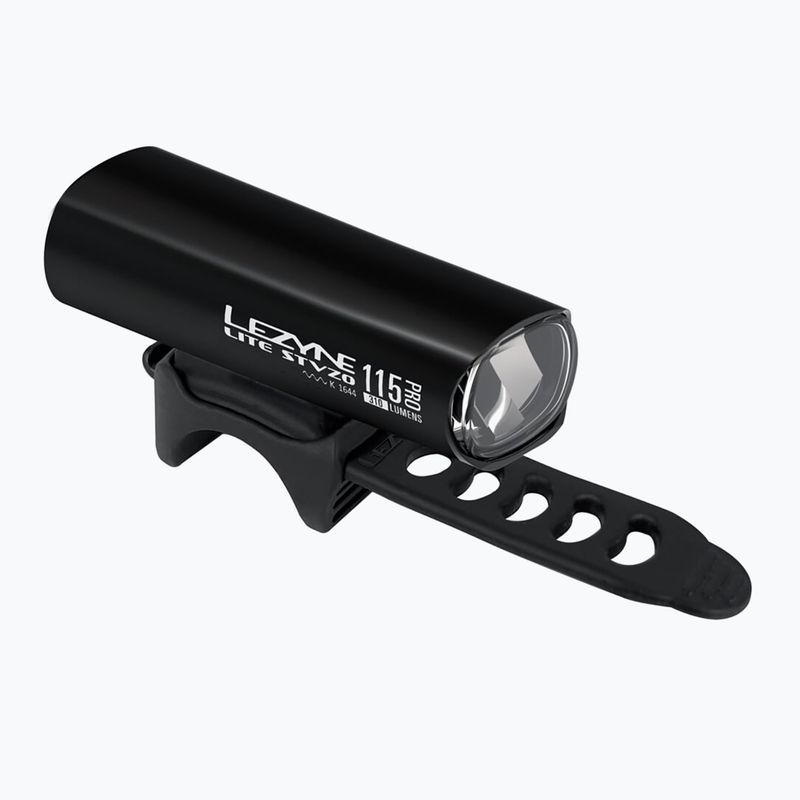 Преден фар за велосипед Lezyne Lite Drive StVZO Pro 115 gloss black