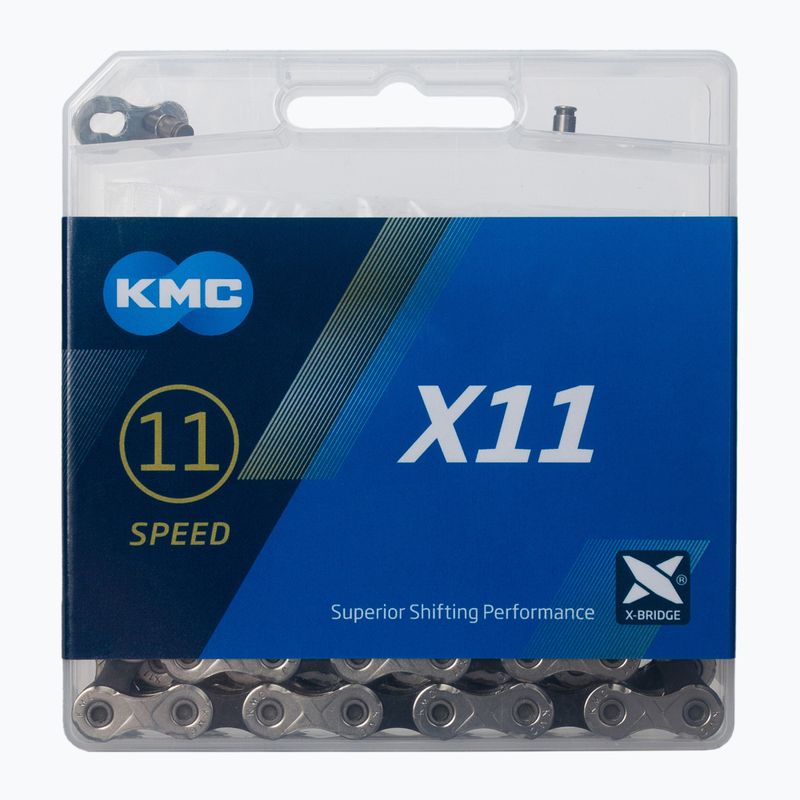 Верига KMC X11 118 звена 11rz сребро BX11NB118