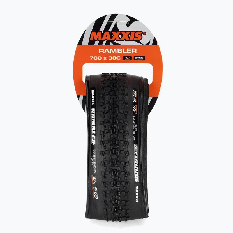 Черна велосипедна гума Maxxis Rambler Kevlar за търкаляне ETB00200700 2