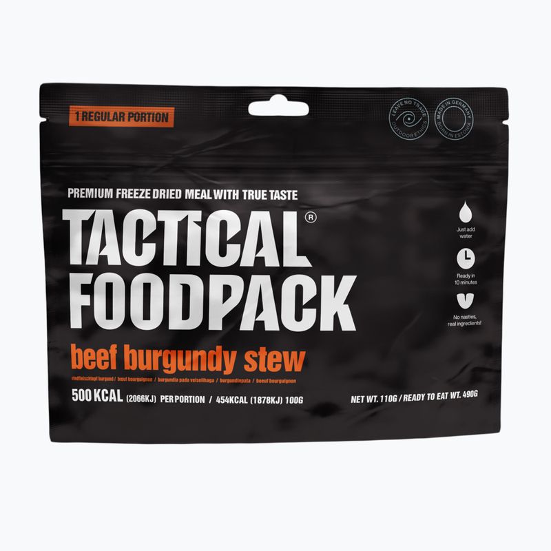 Замразена храна Tactical Foodpack Говеждо задушено по бургундски 110 г 2