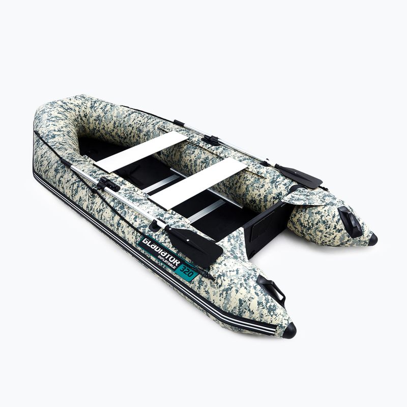 4-местен понтон Gladiator AK320 camo digital 3