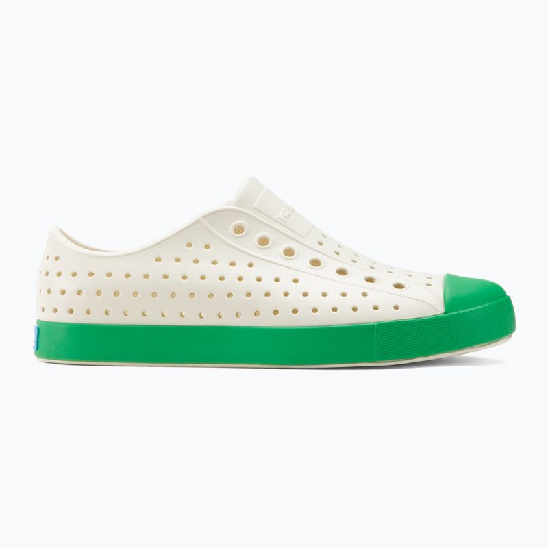 Native Jefferson bone white/picnic green маратонки 2