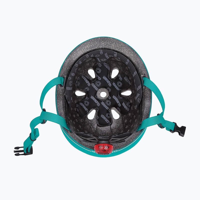 Детска каска Globber Go.Up Lights teal 5