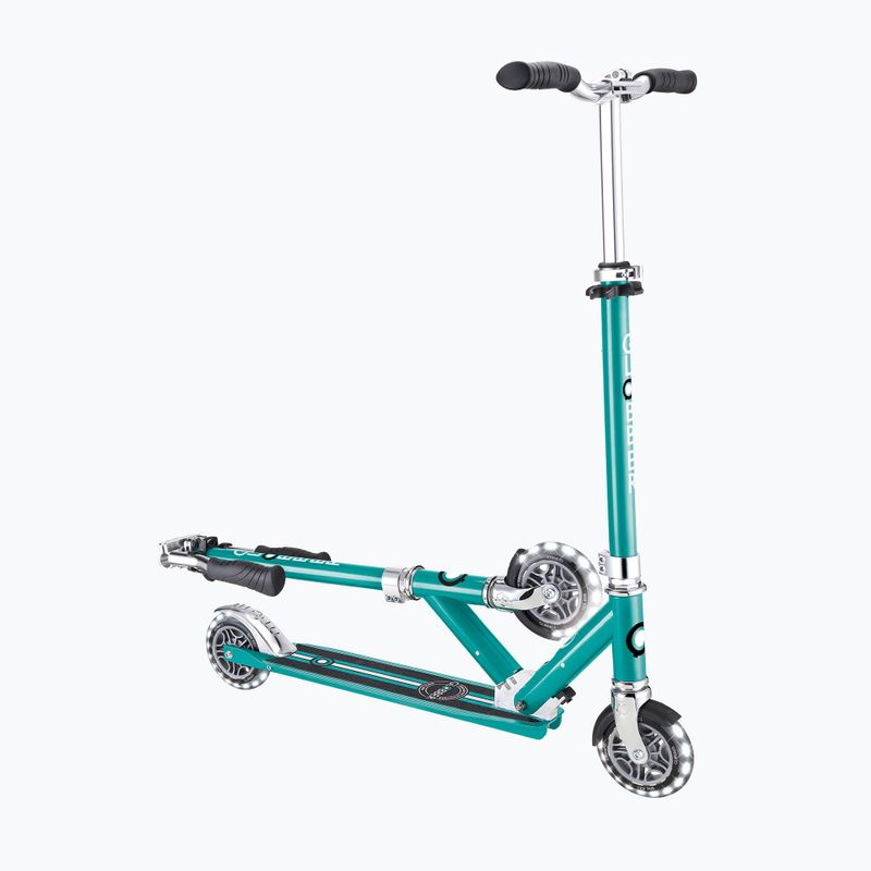 Детски градски скутер Globber Flow Element Lights jade 8