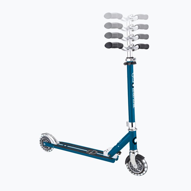 Детски градски скутер Globber Flow Element Lights petrol blue 8
