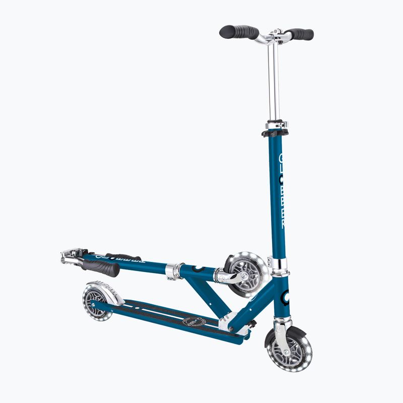 Детски градски скутер Globber Flow Element Lights petrol blue 9