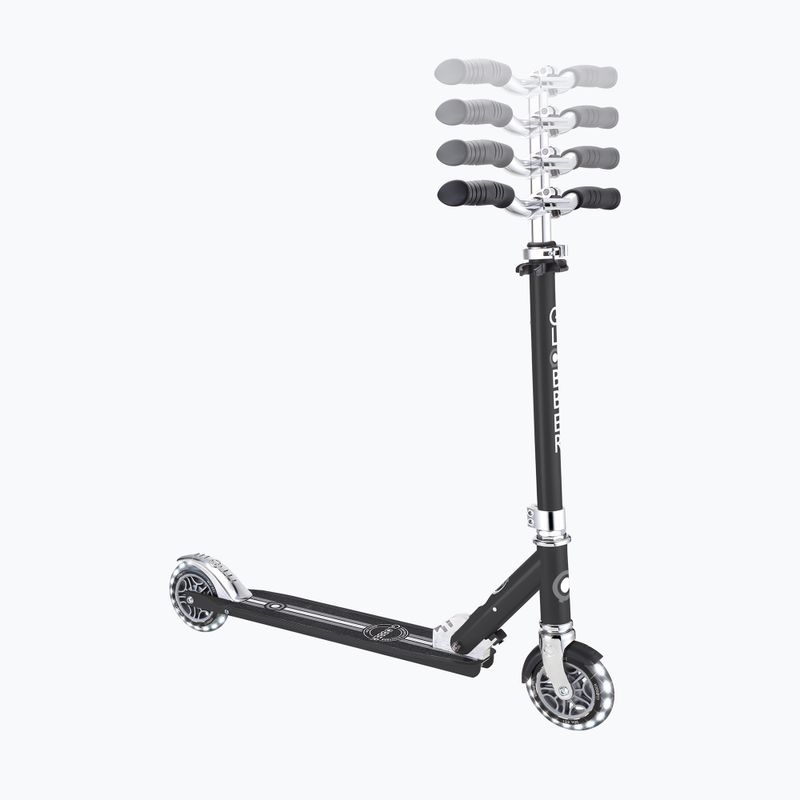 Детски градски скутер Globber Flow Element Lights black 9