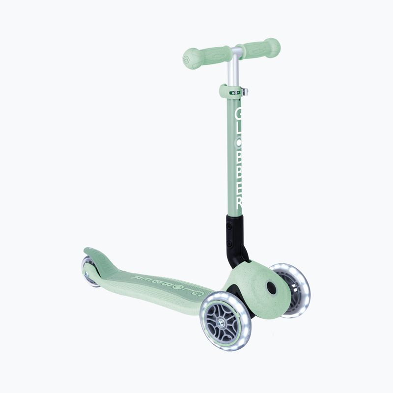 Globber Junior Сгъваеми светлини Eco шам-фъстък детски триколесен скутер