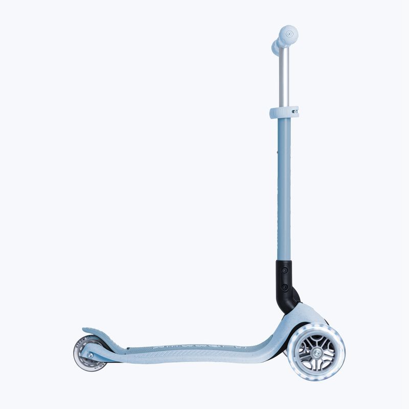 Детска триколесна тротинетка Globber Junior Primo Foldable Lights Eco blueberry 2