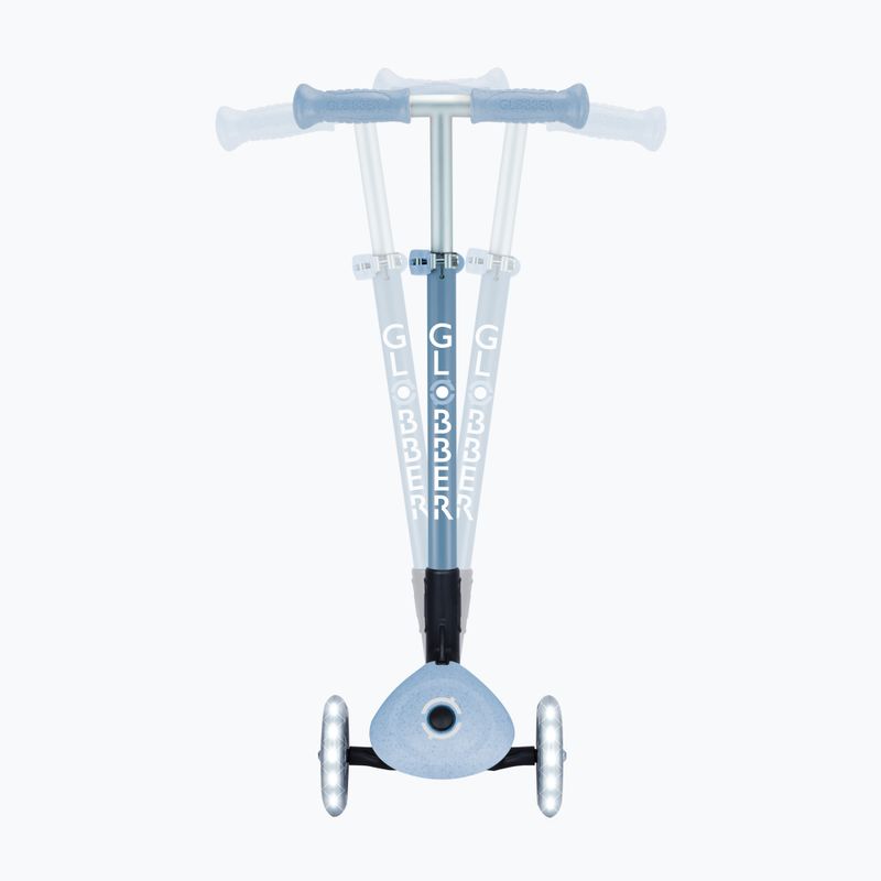 Детска триколесна тротинетка Globber Junior Primo Foldable Lights Eco blueberry 8