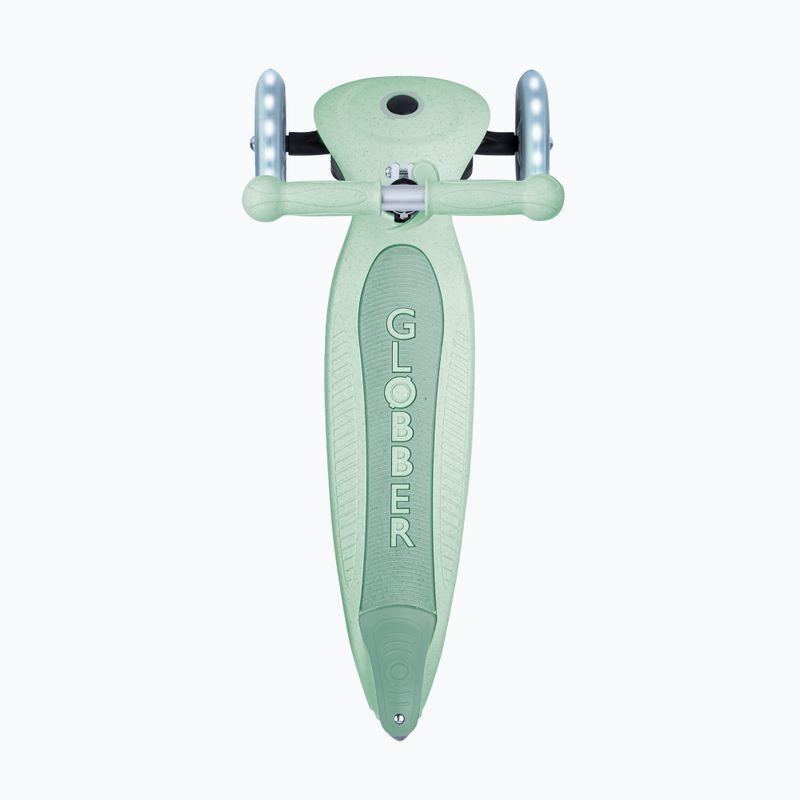 Детска триколесна тротинетка Globber Junior Primo Foldable Lights Eco pistachio 4