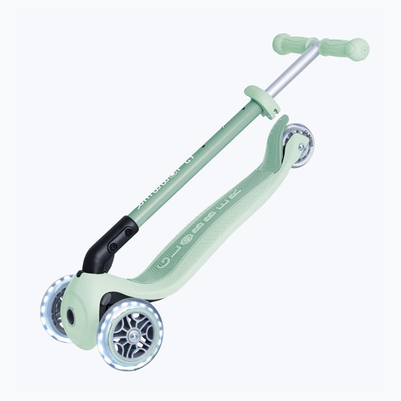 Детска триколесна тротинетка Globber Junior Primo Foldable Lights Eco pistachio 5