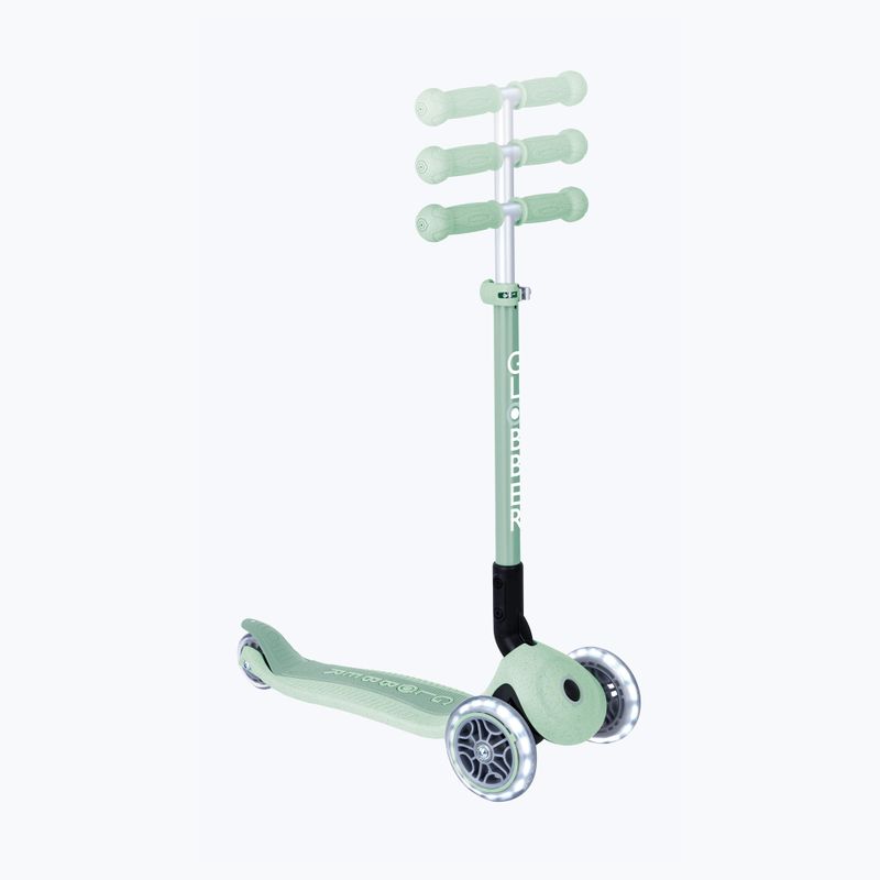 Детска триколесна тротинетка Globber Junior Primo Foldable Lights Eco pistachio 8