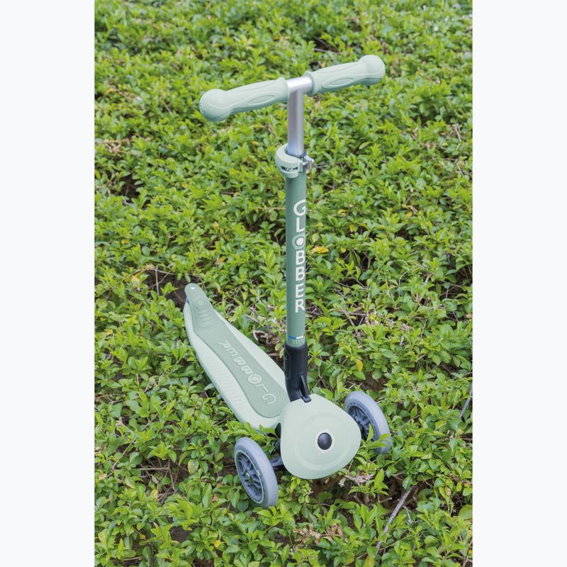 Детска триколесна тротинетка Globber Junior Primo Foldable Lights Eco pistachio 11