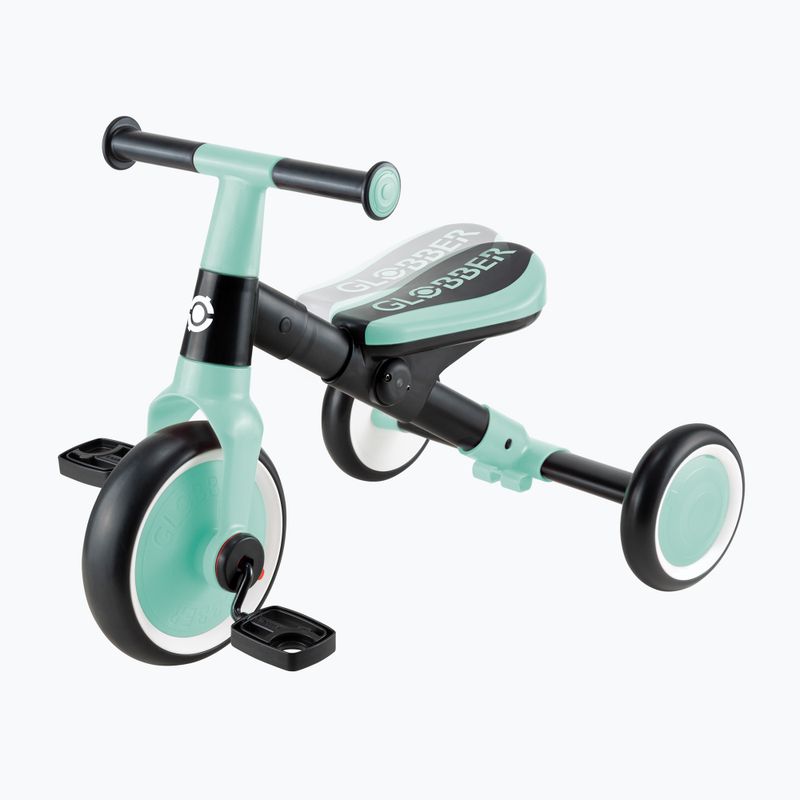 Триколесен велосипед без педали Globber Learning Trike 2w1 mint 8
