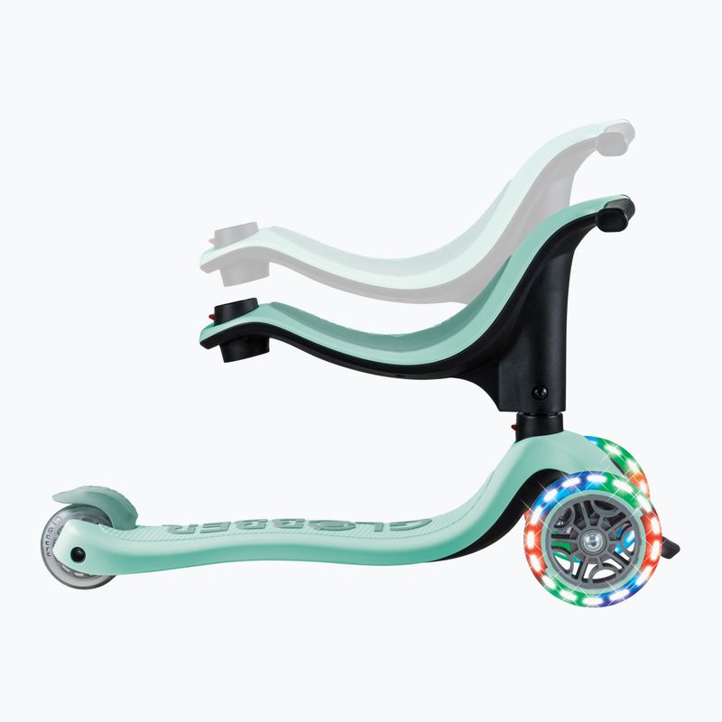 Детски триколесен скутер Globber Go.Up Sporty Lights mint 8