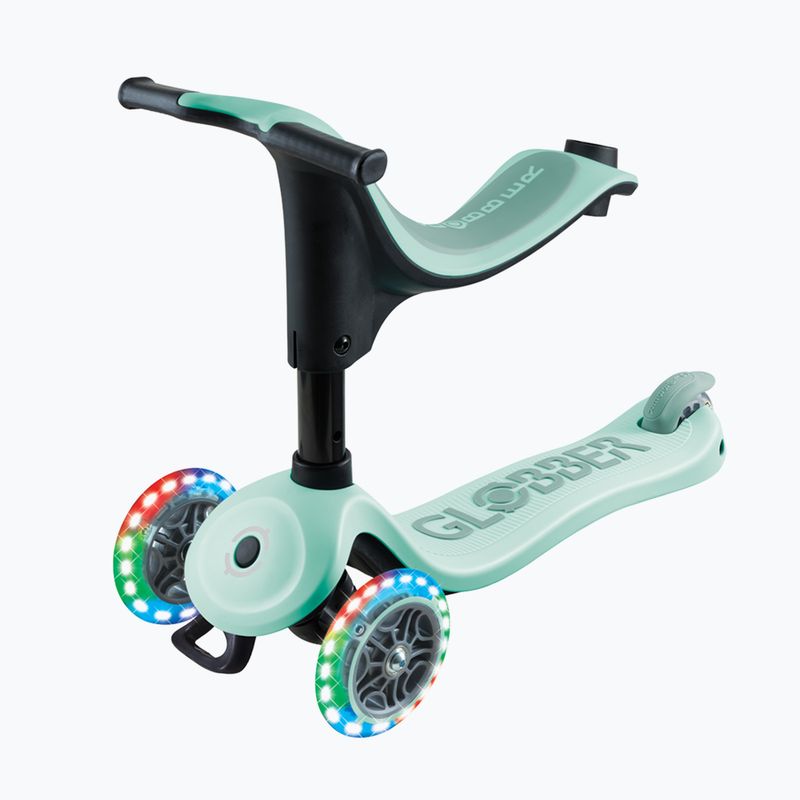 Детска триколка Globber Go.Up Sporty Lights в пастелно розово 7