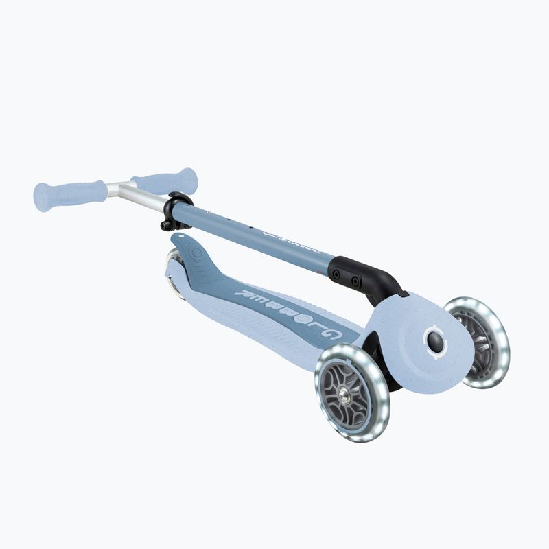 Детска триколесна тротинетка Globber Go.Up Active Ecologic Lights blueberry 13