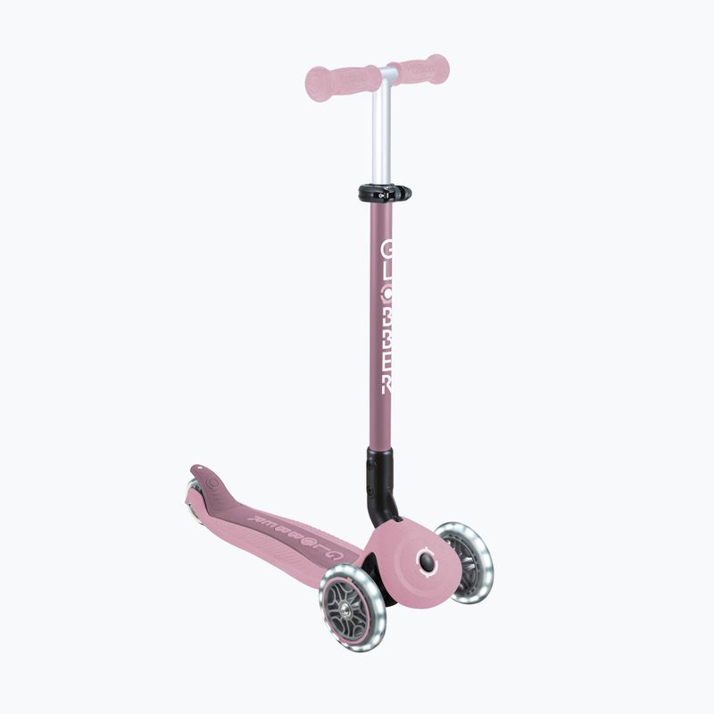 Детска триколесна тротинетка Globber Go.Up Active Ecologic Lights berry 5