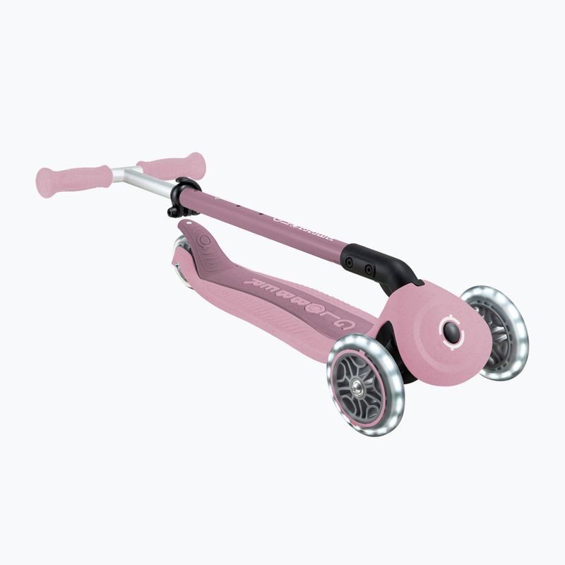 Детска триколесна тротинетка Globber Go.Up Active Ecologic Lights berry 13