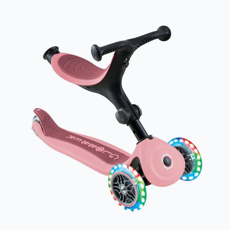 Детска триколесна тротинетка Globber Go.Up Active Lights 360 pink 4