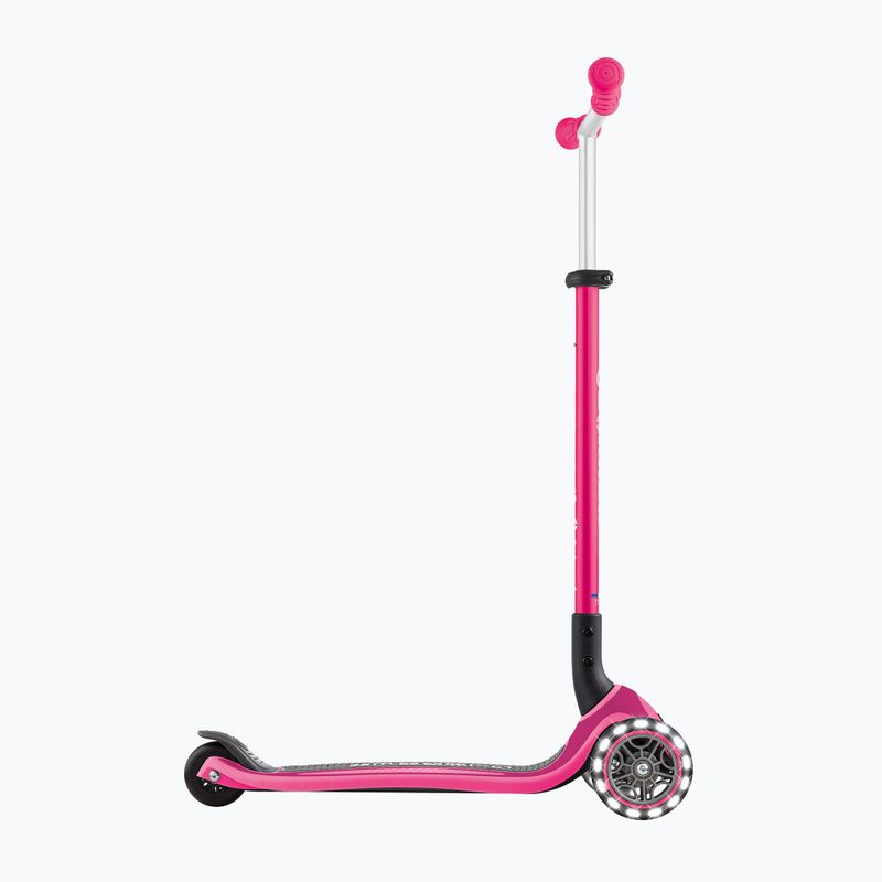 Детска триколесна тротинетка Globber Master Lights fuchsia 2