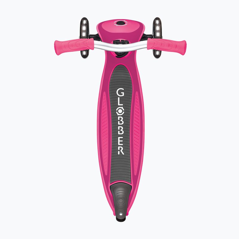 Детска триколесна тротинетка Globber Master Lights fuchsia 5