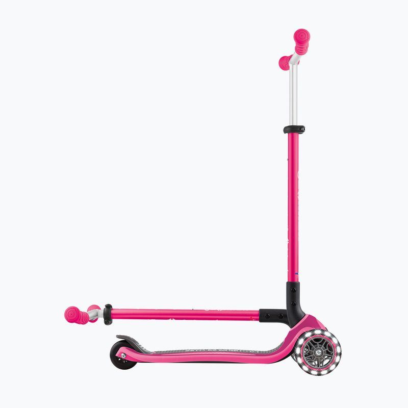 Детска триколесна тротинетка Globber Master Lights fuchsia 9