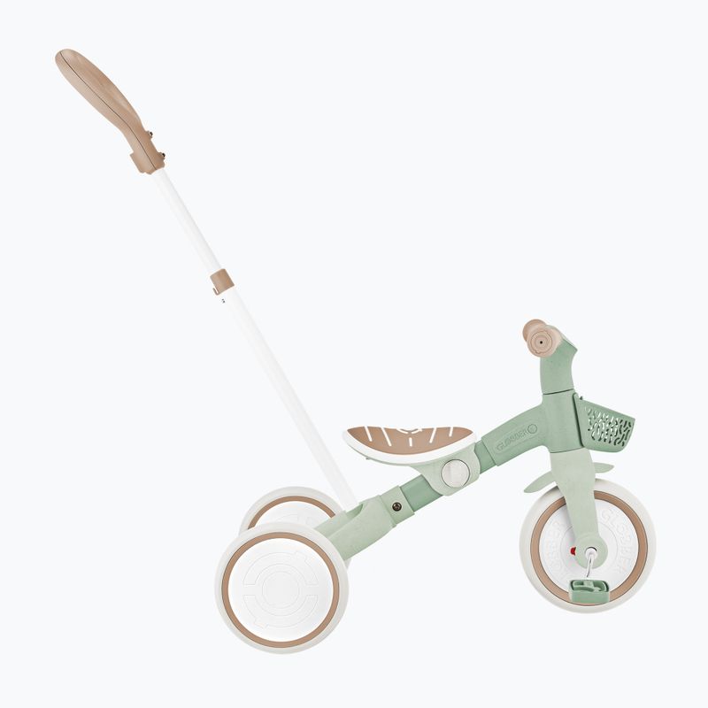 Триколесно балансиращо колело с водач Globber Learning Trike 2w1 Plus Ecologic pistachio 4