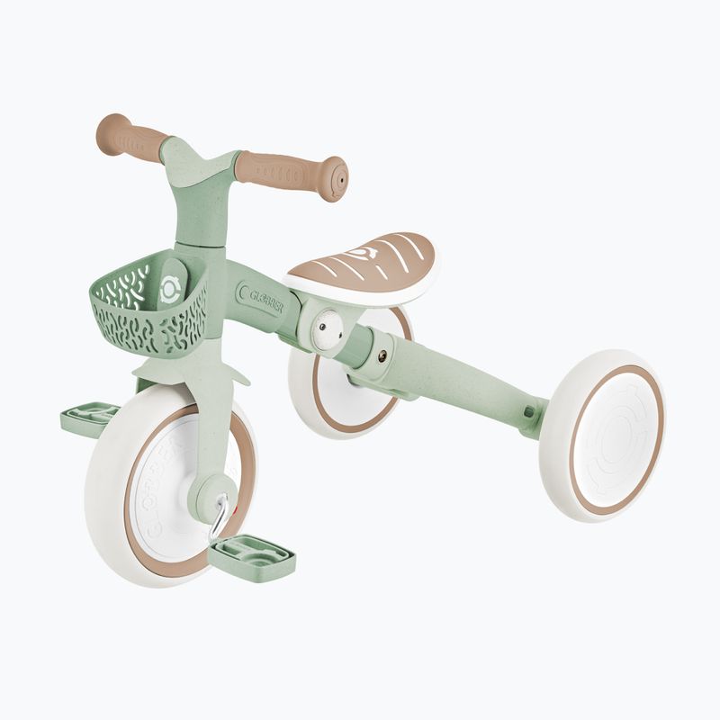 Триколесно балансиращо колело с водач Globber Learning Trike 2w1 Plus Ecologic pistachio 6