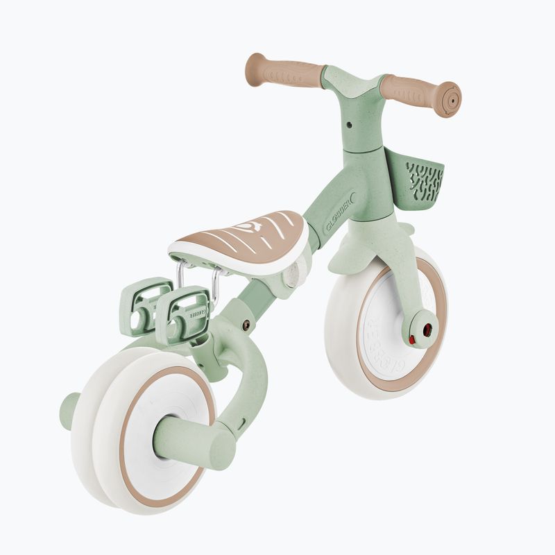 Триколесно балансиращо колело с водач Globber Learning Trike 2w1 Plus Ecologic pistachio 11