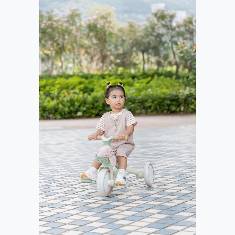 Триколесно балансиращо колело с водач Globber Learning Trike 2w1 Plus Ecologic pistachio 16