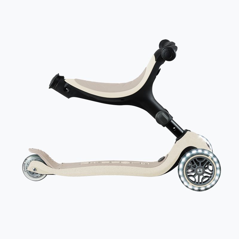 Детска триколесна тротинетка Globber Go.Up Active Ecologic Lights coconut 7