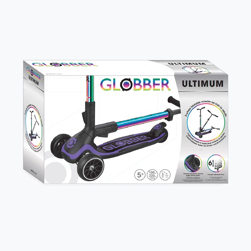 Триколесна тротинетка Globber Ultimum neo chrome 13