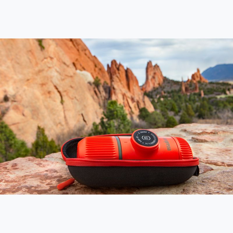 Преносима кафемашина Wacaco Nanopresso 80 ml + калъф лава червено 5