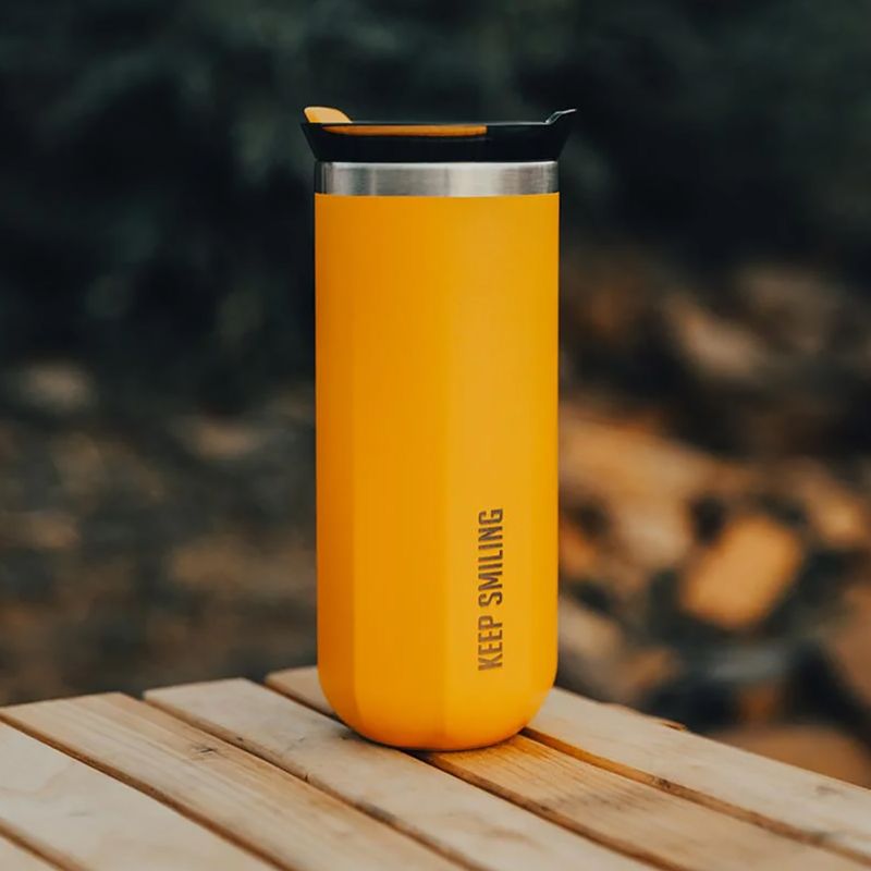 WACACO Octaroma Grande термочаша 435 ml кехлибарено жълто 3