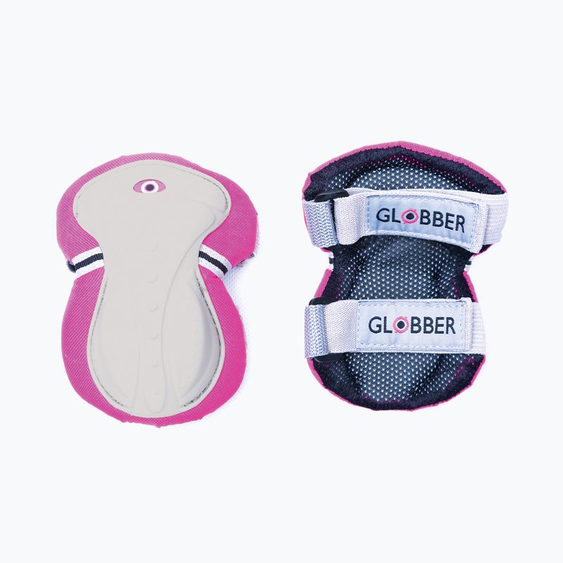 Globber Protective тъмнорозов комплект детски протектори 3
