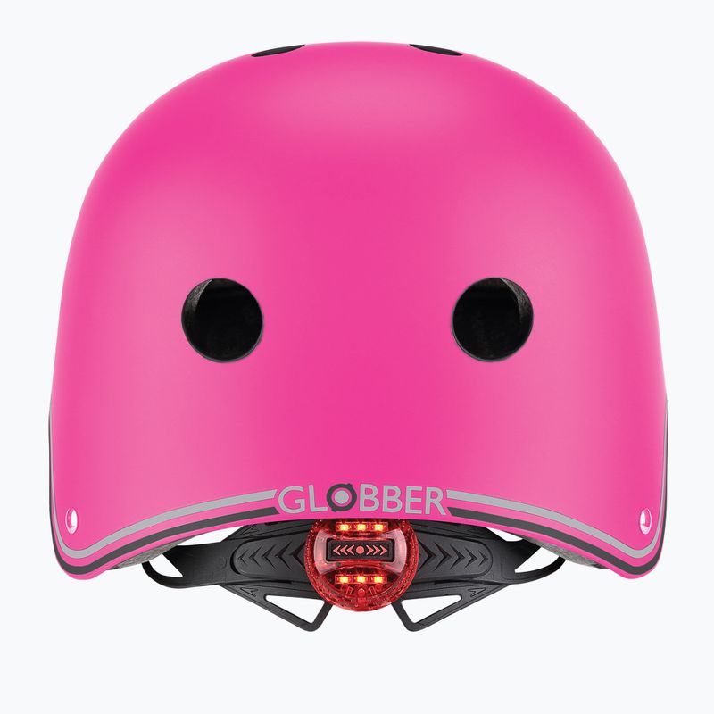 Детска каска Globber Primo в тъмнорозов цвят 3
