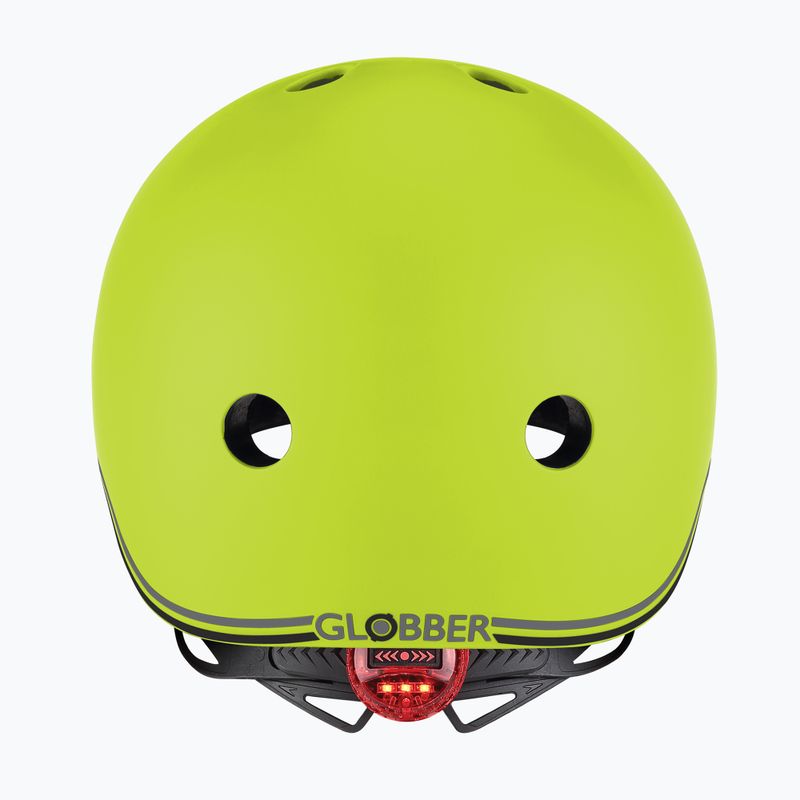 Детска каска Globber Go.Up Lights lime green 4