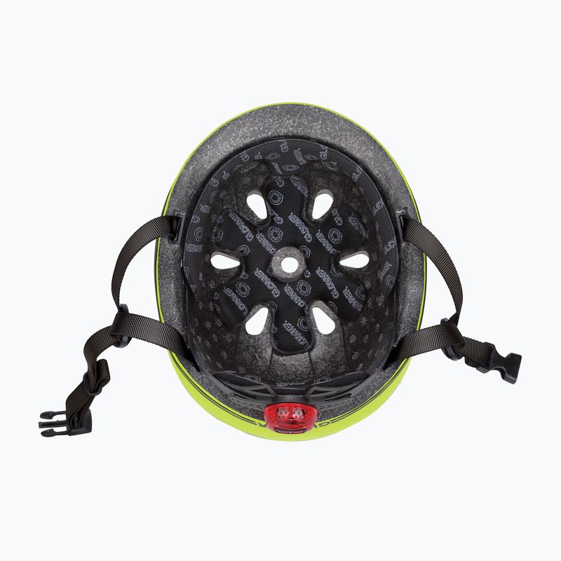 Детска каска Globber Go.Up Lights lime green 6