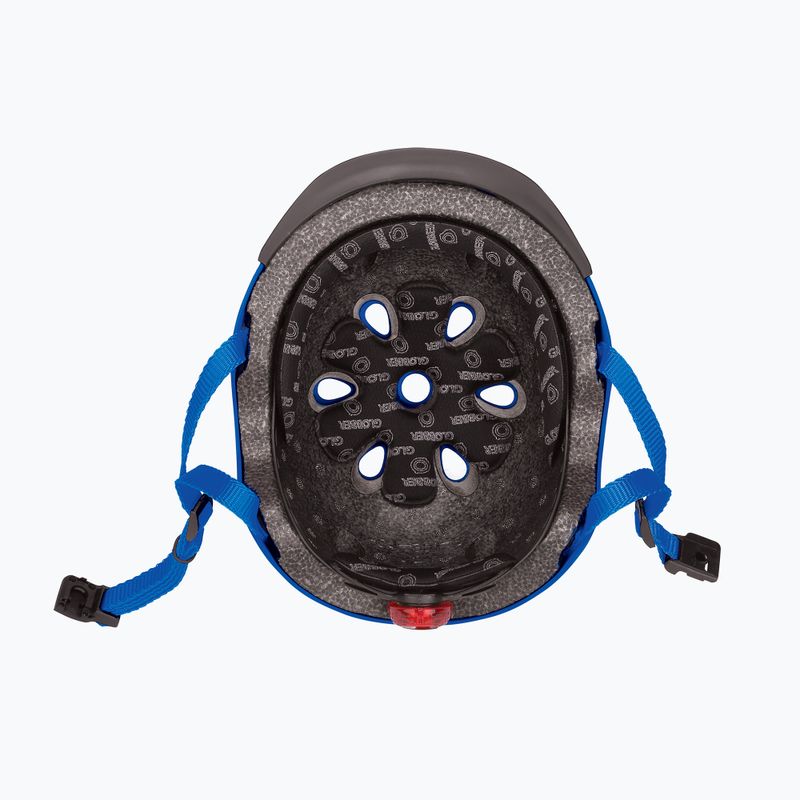 Детска каска Globber Elite Lights navy blue racing 5